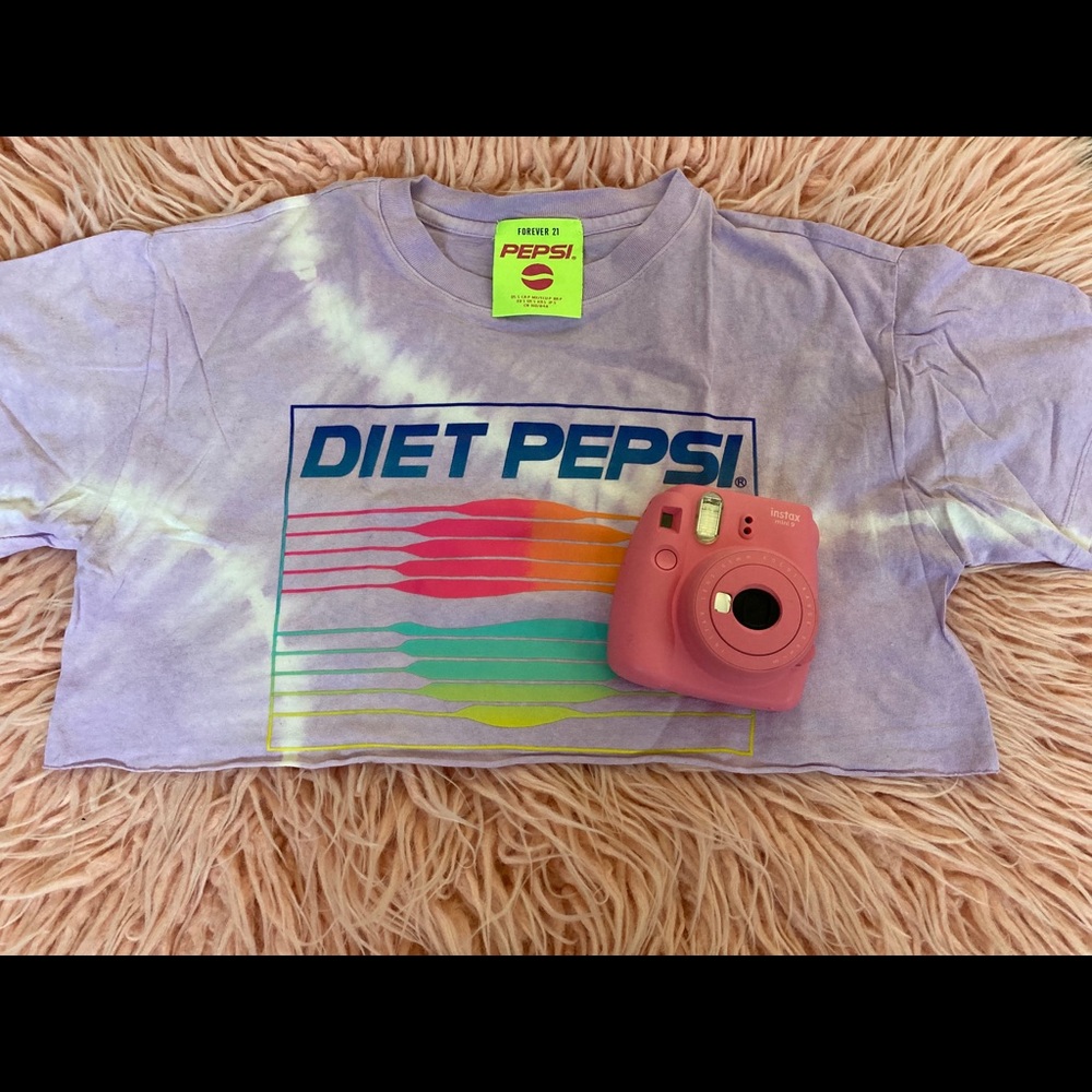 Diet Pepsi crop top
